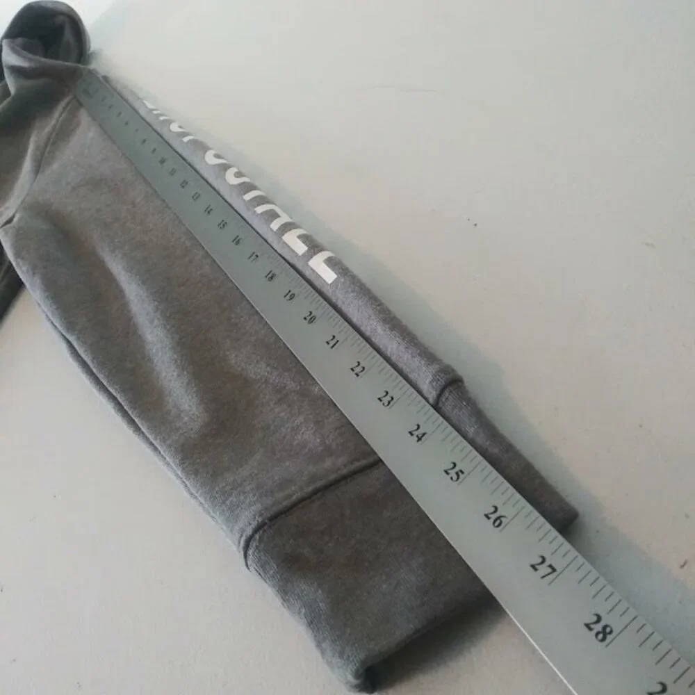 Aeropostale  Men's size L gray and white hoodie sweatshirt - Picture 8 of 14